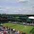 View of Court 19 at the All England Tennis Club in Wimbledon