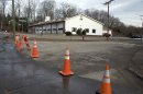 The road to Sandy Hook Elementary School remains closed in Newtown