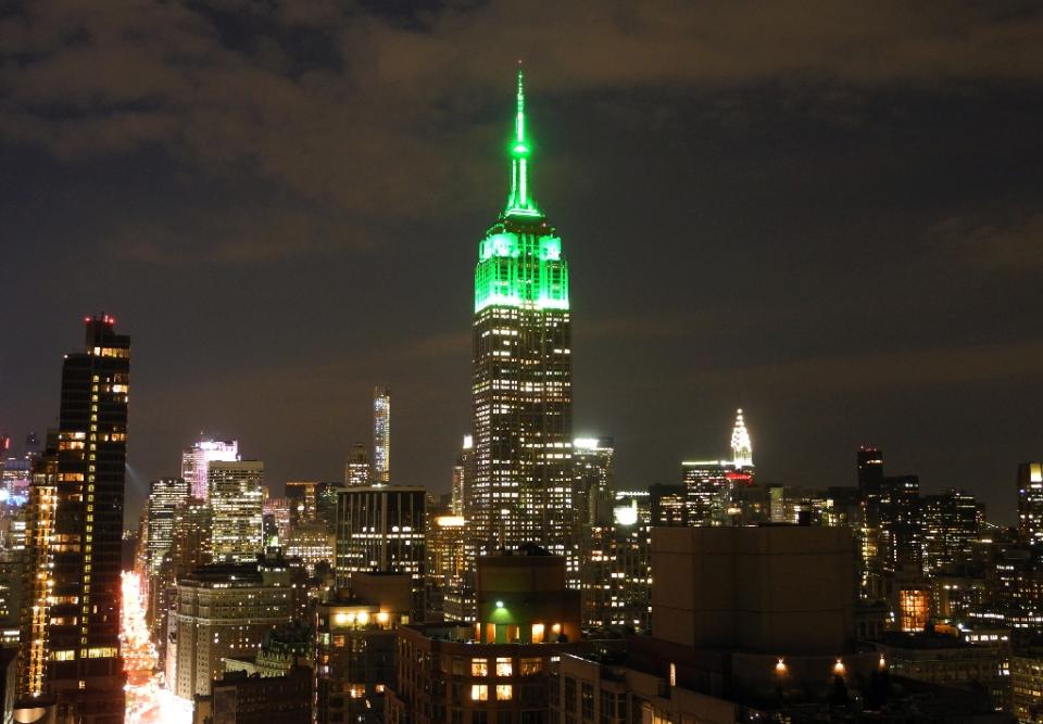 New York's Empire State Building glows green for Eid Part-WAS-Was8946738-1-1-0