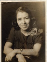 This undated handout provided by the Smithsonian's National Museum of American History shows Clotilde Arias. A little-known official translation of the U.S. national anthem to be sung in Spanish is now part of the Smithsonian Institution's collection. After World War II, musician and composer Clotilde Arias was commissioned by the U.S. State Department to write a translation that could be sung to the original "Star-Spangled Banner" tune. Curators say it was sent to U.S. embassies in Latin America. (AP Photo/Kay Peterson, Smithsonian's National Museum of American History)