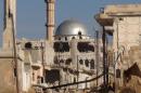Destruction is seen in the Syrian city of Hama on January 7, 2014