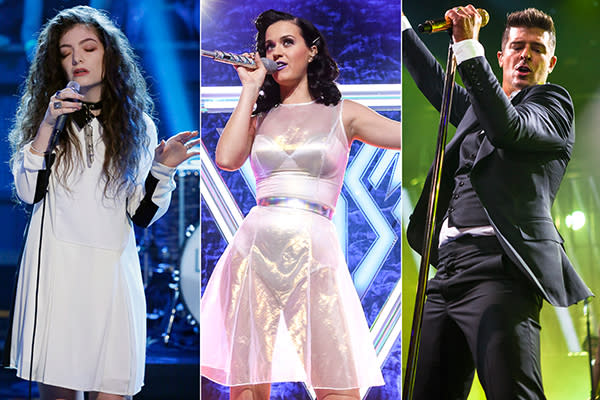 Lorde, Katy Perry, Robin Thicke Added to Grammy Awards Show