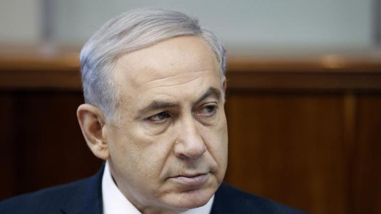 Israeli Prime Minister Benjamin Netanyahu during the weekly cabinet meeting on June 22, 2014 in Jerusalem
