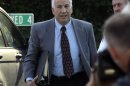 Former Penn State University assistant football coach Jerry Sandusky arrives at the Centre County Courthouse in Bellefonte, Pa., Thursday, June 21, 2012. Sandusky is charged with 51 counts of child sexual abuse involving 10 boys over a period of 15 years. (AP Photo/Gene J. Puskar)