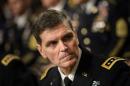 Army General Joseph Votel, commander of the US Special Operations Command, waits for a hearing of the Senate Armed Services Committee on March 8, 2016 in Washington, DC