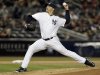New York Yankees starting pitcher Andy Pettitte delivers in the fifth inning against the Boston Red Sox in a baseball game at Yankee Stadium in New York, Thursday, April 4, 2013. (AP Photo/Kathy Willens)