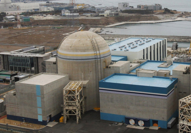 <p> In this Feb. 5, 2013 photo, Shin-Kori No.2 nuclear power plant is seen in Ulsan, South Korea. On Tuesday, May 28, 2013, South Korea halted operation of two nuclear power plants, Shin-Kori No. 2 and Shin-Wolsong No. 1, unseen, after finding they used control cables that failed to pass tests, in another blow to the world’s fifth-largest nuclear energy producer. (AP Photo/Ahn Young-joon)