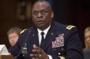 US Central Command Commander Gen. Lloyd Austin III, testifies on Capitol Hill in Washington, Wednesday, Sept. 16, 2015, before the Senate Armed Services Committee hearing on 'US military operations to counter the Islamic State in Iraq. Austin vowed to take 