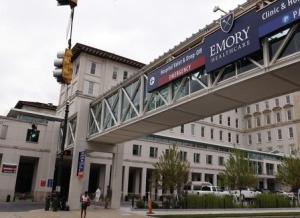 A general view of Emory University Hospital in Atlanta