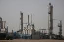 A view of Najaf oil refinery in Najaf
