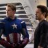 In this film image released by Disney, Chris Evans, portraying Captain America, left, and Robert Downey Jr., portraying Tony Stark, are shown in a scene from "Marvel's The Avengers" (AP Photo/Disney, Zade Rosethal)