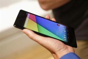 The new Nexus 7 tablet is demonstrated during a Google event at Dogpatch Studio in San Francisco