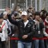 Mercedes Formula One driver Schumacher waves to fans before an autograph signing session at the Korea International Circuit ahead of the South Korean F1 Grand Prix in Yeongam
