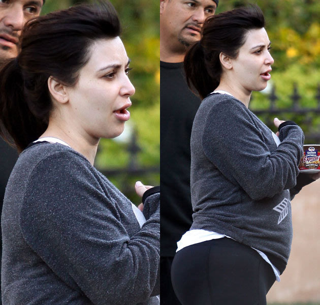 Pregnant-kim-kardashian-without-make-up-gym-excercise-baby-bump.jpg