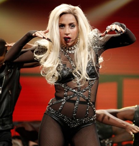 Lady Gaga performs onstage at the iHeartRadio Music Festival held at the MGM Grand Garden Arena in Las Vegas on September 24, 2011 -- Getty Images