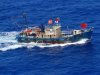 This picture taken by Japan Coast Guard on August 15, 2012 shows a Hong Kong boat in the Japanese territorial waters
