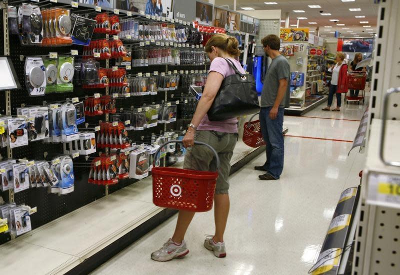 Shoppers browse in a store in Virginia