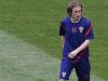 Croatia's national soccer player Luka Modric attends a training session during the Euro 2012 at city stadium in Poznan