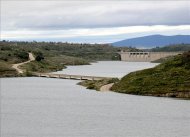 Vista del pantano salmantino de Irueña. EFE/Archivo