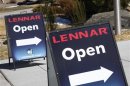 A Lennar model home is open for customers in a new neighborhood in the Denver suburb of Thornton