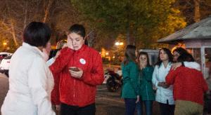 People stand in the street during a 7.2-magnitude earthquake …