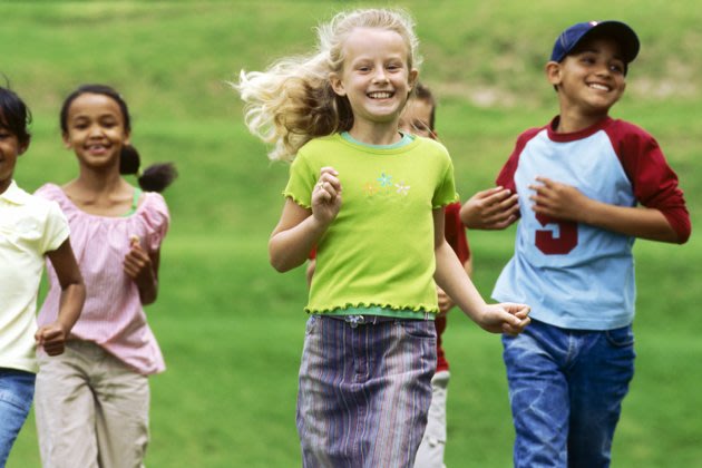 kids with healthy habits