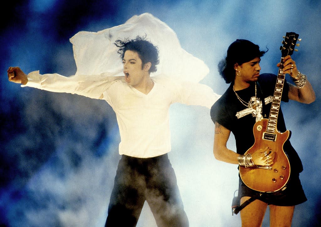 Michael Jackson and Slash