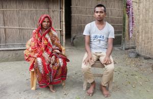 Bangladeshi villager Fatema Khatun and her son Bulbul&nbsp;&hellip;