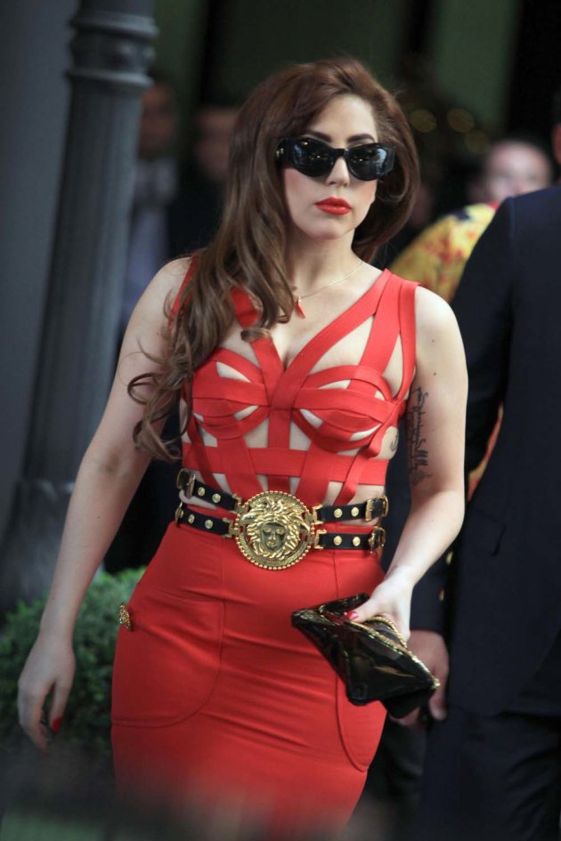 Lady Gaga en Milán, Itali …