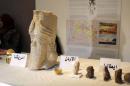 Recovered artefacts are seen at the National Museum of Iraq in Baghdad