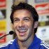 Former Juventus soccer player Alessandro Del Piero of Italy smiles during a news conference in Sydney