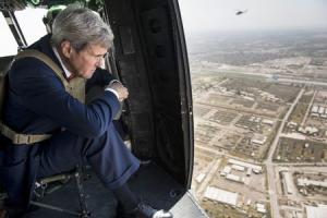 File photo of U.S. Secretary of State Kerry looking &hellip;