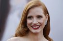 Jessica Chastain, actress in a leading role nominee for the film "Zero Dark Thirty" arrives at the 85th Academy Awards in Hollywood