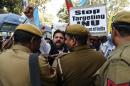 A row over the arrest of an Indian student on a controversial sedition charge escalated Friday 15, with students refusing to attend classes and violent scenes at the Delhi court where he was due to appear