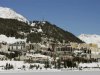 A general view shows the Swiss mountain resort of St. Moritz