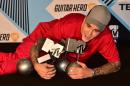 Pop star Justin Bieber took home an armload of trophies October 25, 2015 at the MTV Europe Music Awards, where he was honored alongside the duo of Macklemore and Ryan Lewis and Tanzanian bongo-flava star Diamond Platnumz