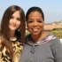 FILE - This undated image originally released by Harpo, Inc. shows host Oprah Winfrey posing with Paris Jackson, daughter of the late pop icon Michael Jackson in Los Angeles. Winfrey interviewed Jackson for an "Oprah's Next Chapter," special which aired on June 10  on OWN. (AP Photo/Harpo Inc., George Burns)
