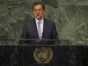 Spain's Prime Minister Mariano Rajoy addresses the 67th session of the United Nations General Assembly at UN headquarters in New York