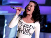 Katy Perry Warms Up Crowd for Obama