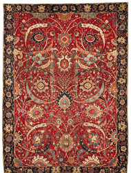 FILE - This undated file photo provided by Sotheby's shows a Sickle-Leaf Carpet, a Persian rug from Washington, D.C.’s Corcoran Gallery of Art, that was auctioned in New York on Wednesday, June 5, 2013 by Sotheby's. Sotheby's says it sold for $33.7 million, more than three times the previous auction record for a carpet. (AP Photo/Sotheby's, File)