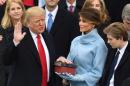 US President-elect Donald Trump is sworn in as President on January 20, 2017 at the US Capitol