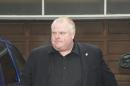 Toronto Mayor Rob Ford leaves his home early Thursday May 1, 2014, in Toronto. Ford will take an immediate leave of absence to seek help for alcohol, he said, as a report surfaced about a second video of the mayor smoking what appears to be crack cocaine. (AP Photo/The Canadian Press, Frank Gunn)