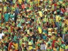 Ethiopian fans look on following the red carding of Ethiopia's goalkeeper Jemal Tassew during their African Nations Cup Group C soccer match against Zambia in Nelspruit
