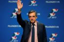 French politician Francois Fillon, member of the conservative Les Republicains political party, arrives to attend a political rally as he campaigns for his party presidential primary in Strasbourg