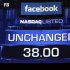 Monitors show the value of the Facebook, Inc. stock before the closing bell at the NASDAQ Marketsite in New York