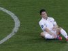 France's Nasri grimasses after being fouled during their Group D Euro 2012 soccer match against Sweden at Olympic stadium in Kiev