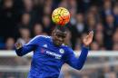 Chelsea's Antonio Conte has revealed he plans to start Kurt Zouma (shown here) in the match against Peterborough, 11 months after the French defender ruptured cruciate knee ligaments facing Manchester United