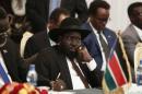 South Sudan's President Kiir attends urgent session for the Summit of the IGAD on South Sudan in Ethiopia's capital Addis Ababa