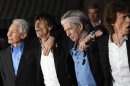 Rolling Stones members arrive for the world premiere of 