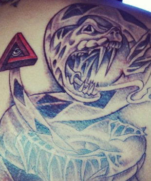 Chris Brown Gets 'Impossible Love Triangle' Tattoo